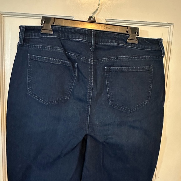 NYDJ Jeans Relaxed Straight Stretch Dark Wash Size 16 LiftTuck Technology - Picture 6 of 12